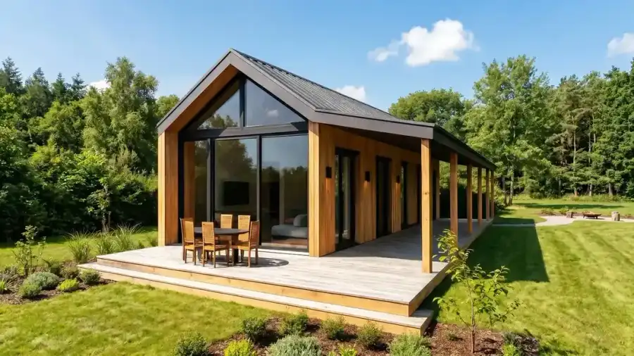 Modern Timber Frame Cabin